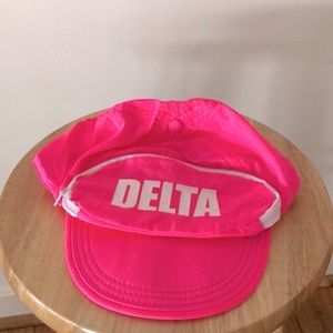 Brand New! Pink Delta Hat Cap
